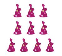 HINAYOSAN 10 porta uova con coniglietti pasquali, 18 x 10,50 cm, per feste, decorazione per la casa, attività scolastiche