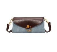 HINAYOSAN 2023 Piccole Borse Quadrate Borsa a Tracolla Per Le Donne Alla Moda PU Fibbia Del Cellulare Casual Alla Moda E Versatile Borsa A Tracolla, Blu, One Size