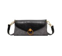 HINAYOSAN 2023 Piccole Borse Quadrate Borsa a Tracolla Per Le Donne Alla Moda PU Fibbia Del Cellulare Casual Alla Moda E Versatile Borsa A Tracolla, Nero , One Size
