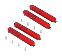 HINAYOSAN 2Set Scooter Elettrico Lato Cinghia Riflettente Anteriore Posteriore Tubo Riflettore di Notte Accessori Scooter Elettrico Tubo Lungo Riflettore di Notte