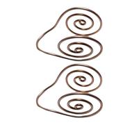 HINAYOSAN 3. Filo spesso di rame elicoidale polsino fatto a mano regolabile gioielli per Mindfulness energia messa a terra regolabile messa a terra, Misura unica, come descritto