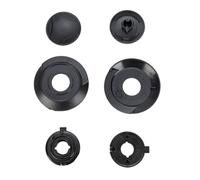 HINAYOSAN 6 Pezzi Universalmente Casco Visorato Base Set Strumento Installazione Durabilità ABS Materia Blocco Sicuro Design Leggero NZI FIBRA Mezzo Casco Accessori Base Lente