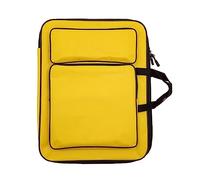 HINAYOSAN Art Carry Case Bag Drawboard Tote Handheld Storage Portatile Spalla Leggero Box per 8k Sketch Pad Disegno Board Bag, Giallo
