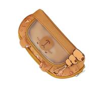 HINAYOSAN Astuccio di grande capacità, con doppia cerniera, con scomparti multipli, per scuola, ufficio, bambini, accessori scolastici, A