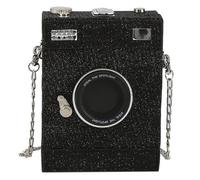 HINAYOSAN Borsa a tracolla da donna con tracolla a tracolla a tracolla piccola quadrata in pelle PU messaggeri tracolla tracolla per donna scatola fotografica a tracolla piccola quadrata, Nero , One