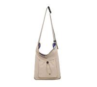 HINAYOSAN Borsa con coulisse alla moda Borsa da donna Casual Crossbody Spalla Borse di grande capacità per le donne della ragazza Tote Nylon No Odore Bag, cachi, One Size
