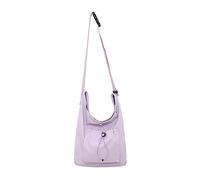 HINAYOSAN Borsa con coulisse alla moda Borsa da donna Casual Crossbody Spalla Borse di grande capacità per le donne della ragazza Tote Nylon No Odore Bag, Viola, One Size