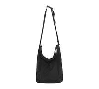 HINAYOSAN Borsa con coulisse alla moda Borsa da donna Casual Crossbody Spalla Borse di grande capacità per le donne della ragazza Tote Nylon No Odore Bag, Nero , One Size