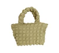 HINAYOSAN Borsa per ascelle di grande capacità in tela versatile da viaggio tinta unita borsa per il tempo libero borsa a pieghe nuvola sotto le ascelle versatile e alla moda borsa, Giallo, One Size