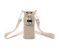 HINAYOSAN Borsa per bottiglia d'acqua con tracolla regolabile e tasca portaoggetti per bicchieri d'acqua per escursioni e campeggio, B