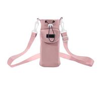 HINAYOSAN Borsa per bottiglia d'acqua con tracolla regolabile e tasca portaoggetti per bicchieri d'acqua per escursioni e campeggio, A