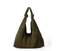 HINAYOSAN Borsa shopper multifunzionale in pelle scamosciata con stampa leopardi audaci borsa ascellare di grande capacità per uso casual e ufficio borsa in pelle scamosciata per le donne, Verde, One