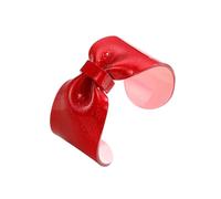 HINAYOSAN Braccialetto oversize in resina con design a fiocco, regolabile, cinturino leggero e comodo da indossare tutti i giorni, versatile e alla moda, Misura unica, come descritto