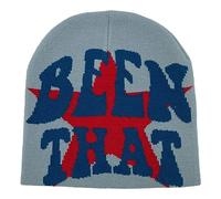 HINAYOSAN Cappello a maglia con lettera per tutte le età caldo Y2K Street Snap Cap Teens Hiphop Pullover attività all'aperto accessori da donna, A, Taglia unica