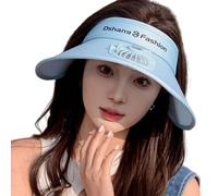 HINAYOSAN Cappello di raffreddamento ricaricabile con ventola di ventilazione integrata per attività all'aperto Cappello da sole leggero design traspirante accessorio di raffreddamento unisex, Azzurro
