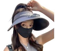 HINAYOSAN Cappello di raffreddamento ricaricabile con ventola di ventilazione integrata per attività all'aperto Cappello da sole leggero design traspirante accessorio di raffreddamento unisex, Grigio
