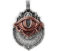 HINAYOSAN Ciondolo fatto a mano con la presenza dei tarocchi: combinalo con la saggezza cosmica Tarocchi Pendenti Rotazione All-Seeing Eye Collana Grande Quantità Amanti Charms Omniscient Eye Jewelry