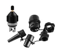 HINAYOSAN Convertitore adattatore pompe gonfiabili con 4 valvole dell'aria ugelli Paddleboard Attacco Paddleboard Adattatore per barche gonfiabili Convertitore pompe ad aria