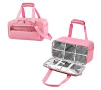 HINAYOSAN Custodia multifunzione per il trasporto di pennarelli artistici con tracolla, grande capacità, organizer per pennelli, pennarelli, matite, organizer professionale per pennarelli, A, Taglia