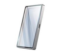 HINAYOSAN Custodia protettiva in metallo per carte di qualità, con chiusura a portafoglio, resistente al sole, per esporre carte da collezione