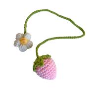 HINAYOSAN Customes Tessuto A Mano Frutta Tenda Tieback Filo Naturale Camera Accento Per Camera Da Letto Vivaio Decorativo Fragole Tenda Gancio Uncinetto