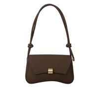 HINAYOSAN Elegante borsa a tracolla in pelle PU per le donne con patta copre borsa a tracolla con fibbia in metallo per tutti i giorni essenziale borsa a tracolla vintage, Colore caffè., One Size