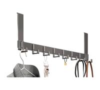 HINAYOSAN Gancio da parete in acciaio al carbonio per montaggio su porta in alluminio antiruggine Installazione efficiente senza trapano Bagno Cucina Soluzione di stoccaggio Gancio da parete in