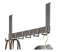 HINAYOSAN Gancio da parete in acciaio al carbonio per montaggio su porta in alluminio antiruggine Installazione efficiente senza trapano Bagno Cucina Soluzione di stoccaggio Gancio da parete in