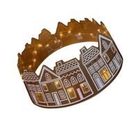 HINAYOSAN Gingerbreads - Ornamento per gonna dell'albero di Natale, robusto ciondolo per collare di Natale con pan di zenzero per migliorare il tuo collare natalizio