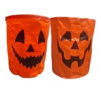 HINAYOSAN Grande borsa impermeabile della zucca di Halloween 60L per la raccolta e lo stoccaggio dei rifiuti del giardino 45x38cm grande capacità sacchetto della spazzatura del giardino