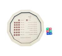 HINAYOSAN Interazione genitore-figli in legno dadi score board con fondo sicuro per l'organizzazione di stoccaggio vassoio dadi in legno con antiscivolo