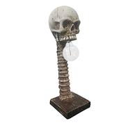 HINAYOSAN Lampada da tavolo a forma di teschio di Halloween, decorazione di Halloween, luce di via horror per la casa decorazioni per feste di Halloween