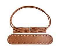 HINAYOSAN Moderno set di borse da polso artigianali con base intercambiabile e tracolla da 78 cm per realizzare borse a tracolla da viaggio, Marrone, One Size