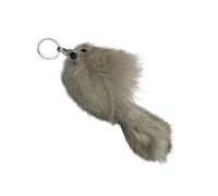 HINAYOSAN Morbido portachiavi con volpi finte per le donne robuste volpi finte portachiavi unico ornamento per un accento giocoso alla moda per ragazze, Vero colore., Taglia unica