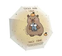HINAYOSAN Ombrello adorabile parasole per protezione dal sole e dalla pioggia, grande baldacchino per disegni di animali da viaggio