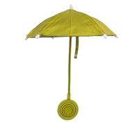 HINAYOSAN Ombrello per telefono per il sole per smartphone parasole scudo coperture pieghevoli antiriflesso supporto per telefono, Giallo
