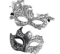 HINAYOSAN Per uomini e donne, festa di Halloween, danza, matrimonio, decorazione da parete, costume di carnevale adatto per feste in maschera, Halloween, Venezia, carnevale, martedì grasso, martedì
