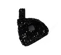 HINAYOSAN Pochette da donna Borse da sera retrò paillettes glitter borsa triangolo per feste anni '20 ballo di fine anno matrimonio scintille borse da polso pochette da polso borse per le donne, Nero