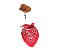 HINAYOSAN Portico oche costume cappello con bavaglino per tema occidentale statua decorazione festival display Dressingup accessorio festival abbigliamento all'aperto vacanza