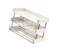 HINAYOSAN Robusto scaffale regolabile organizer per piccoli spazi bagno ufficio cucina disordine stoccaggio pratico scaffale