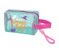HINAYOSAN Sacchetti di caramelle di Halloween facili da usare per bambini Accessori riutilizzabili per dolcetto o scherzetto Portatile Storage Multiuso Mesh Storage Bag, Verde, With carry