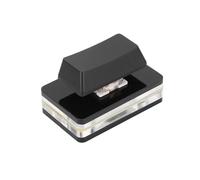 HINAYOSAN Singola tastiera ergonomica Hot Swap Programmabile Rosso Commutazione Meccanica Tipo C Con Filo Per Lavorare Gaming Ufficio Tastiera Singola Ufficio