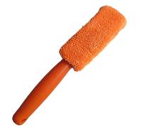 HINAYOSAN Spazzola morbida per ruote, compatta, impugnatura corta, impugnatura ergonomica, per la pulizia dei cerchioni dei pneumatici, strumento di pulizia per la rimozione dei freni