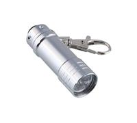 HINAYOSAN Torcia elettrica portatile in alluminio con 3 LED Beam Portachiavi Design resistente all'acqua per le emergenze e il trasporto quotidiano torcia elettrica da campeggio all'aperto