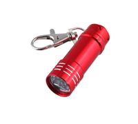 HINAYOSAN Torcia elettrica portatile in alluminio con 3 LED Beam Portachiavi Design resistente all'acqua per le emergenze e il trasporto quotidiano torcia elettrica da campeggio all'aperto