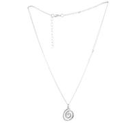 HINAYOSAN Unico Spirali Cerchi Ciondolo Collana Alla Moda Rotondo Spirali Pendente Collana Ornamento Trendy Clavicola Catena Fascino Versatile Donna, Misura unica, come descritto, come descritto