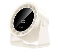 HINAYOSAN Ventilatore da tavolo ricaricabile USB con motore brushless Circolazione di raffreddamento in miniatura per la ventola di circolazione dell'aria della scrivania dell'ufficio