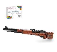 HINDCA Moschettone 98 K, modello di arma da sparo, 1025 pezzi, funzione di tiro, giocattolo militare per adulti, compatibile con Lego Technic, 16 anni in su