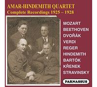 Hindemith, Amar Quartet - Amar-Hindemith Quartet Complete Recordings 1925-8