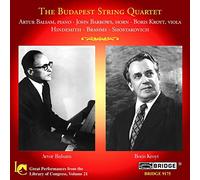 Artur Balsam Sonata for Viola/trio/quintet (The Budapest String Quartet) (CD)